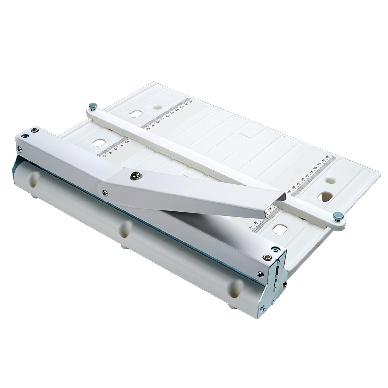 MObyat Schwerlast Papier Rillmaschine Falzmaschine, Manuelle Papierrillmaschine Einzugsdicke: 5MM, Breite: 35CM, Eindrucktiefe: 0.8mm, Für A4 Karten, Bücher, Büro, Kommerzielle Nutzung