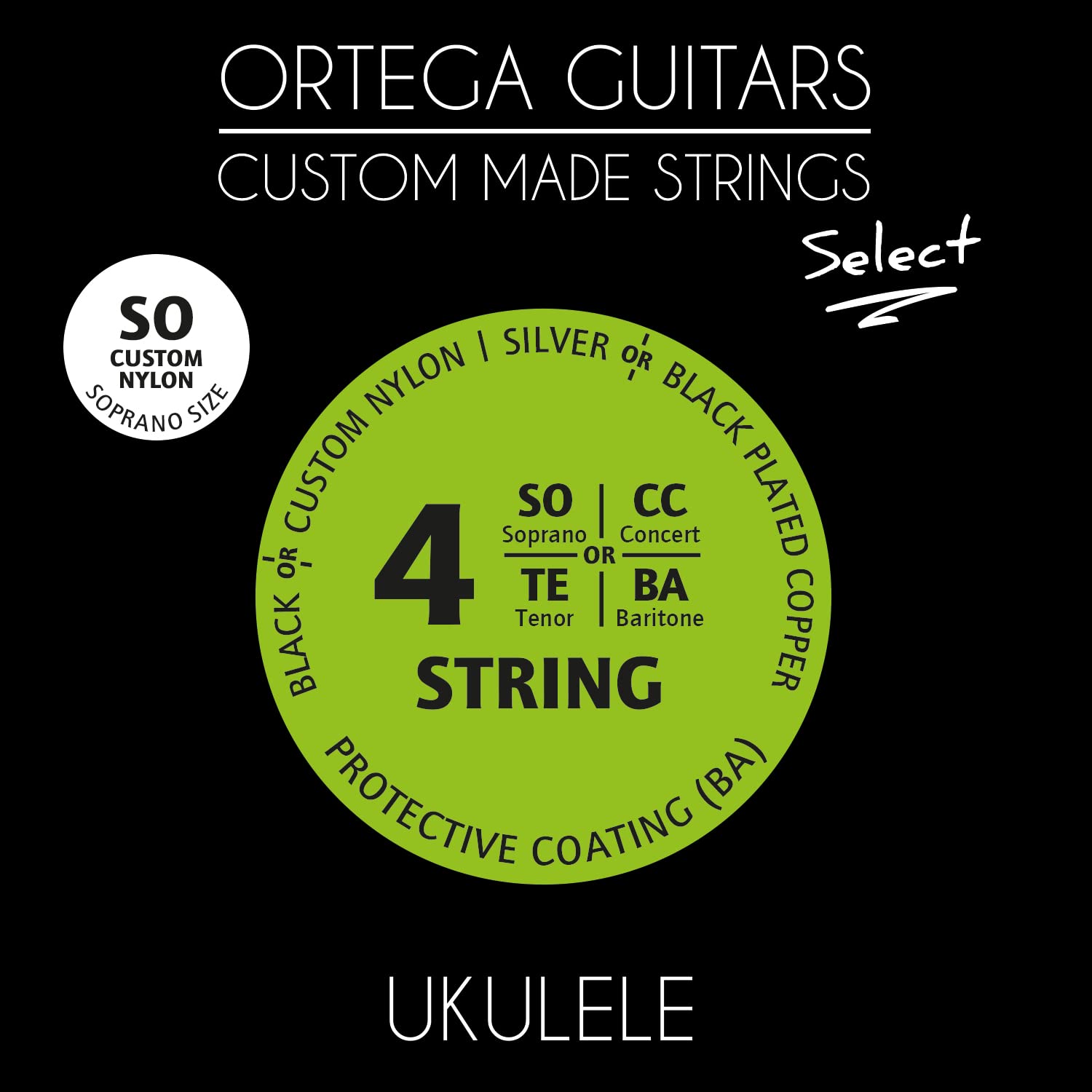 ORTGEGA SOPRANO UKULELE STRINGS  - UKS-SO