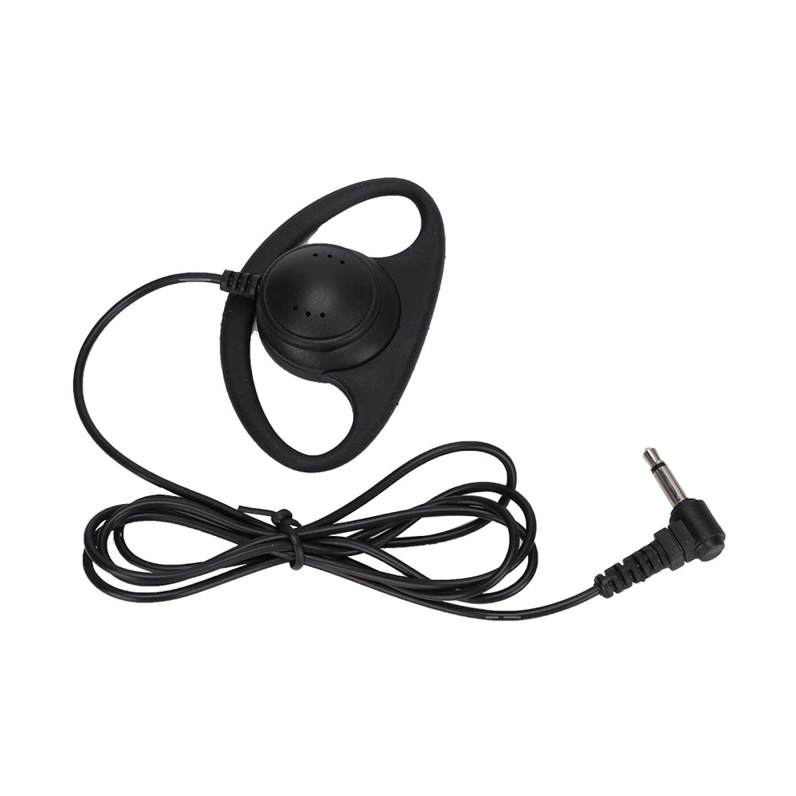 Oreillette Talkie-walkie, 1 Broche 3,5 mm en Forme de D Écouteur Casque Micro PTT, pour radios bidirectionnelles Talkie-walkie
