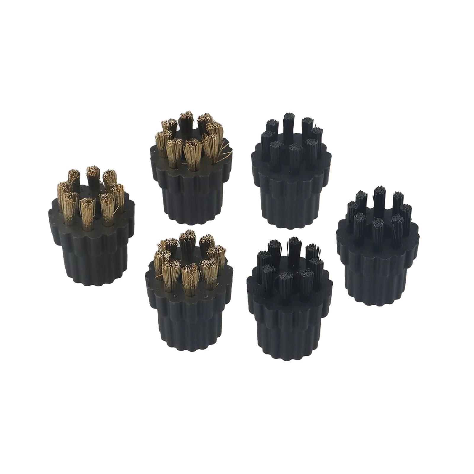 Kompatibel for Dampfreiniger, Dampfreiniger-Bürsten, 6 Stück