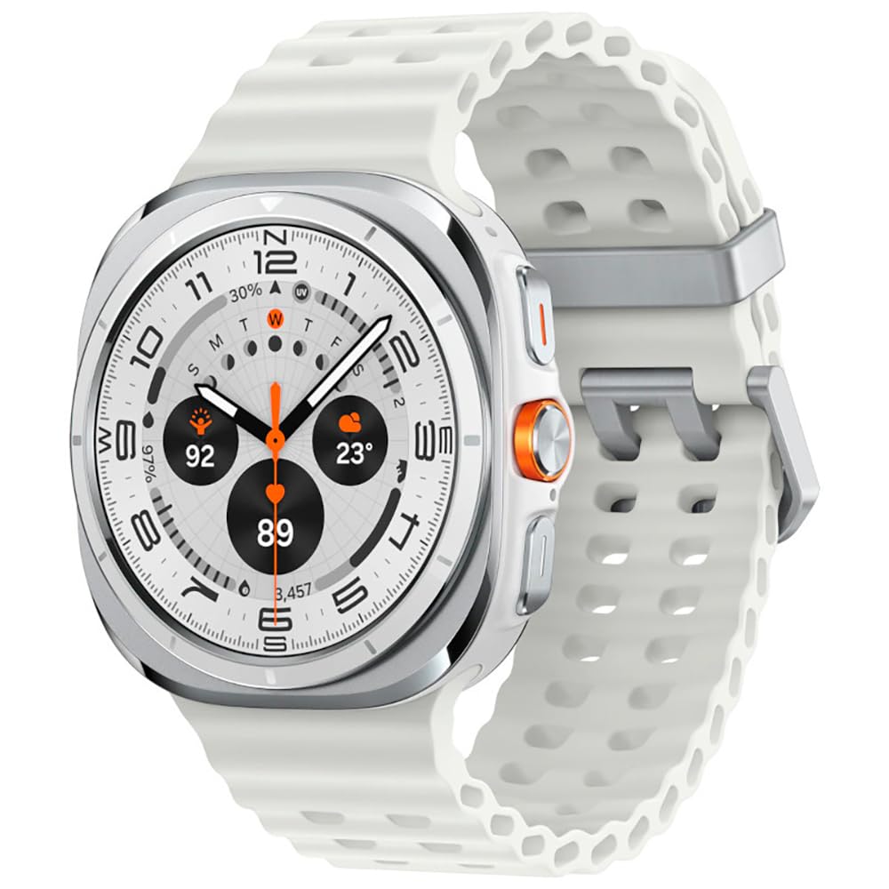 Samsung Galaxy LTE 2025 Ultra Smart Watch 47mm Case Size White