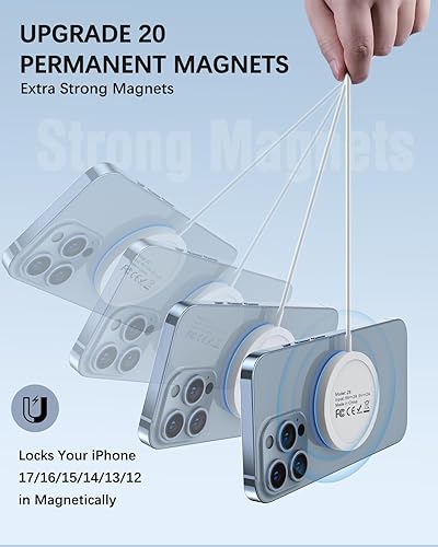 Miniatura 4 de Magnetic Wireless Charger Fast Apple Mag-Safe Charger for iPhone 14 Pro Max14 Pro1414 Plus1312 Series AirPods 32ProPro 2 LED Magnet Charging Pad Mag