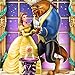 The Bradford Exchange Disney Beauty and The Beast Happily Ever After Illuminated Hand-Sculpted Wall Clock