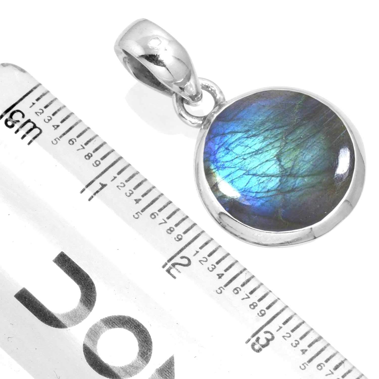 Jeweloporium Echter 925 Sterling Silber Handgefertigter Schmuck Runde Perle, Mondstein, Bernstein, Onyx Klobiger natürlicher Edelstein Boho Anhänger Halskette für Frauen