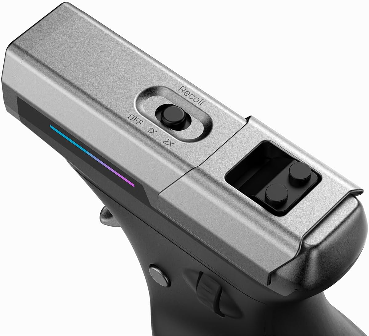 ErgoStrike7: Next-Gen FPS Gaming Mouse with Recoil (Black) - FPS Gun Grip Mouse, Ergonomic Vertical Design, Wireless/Wired USB for PC Gamers