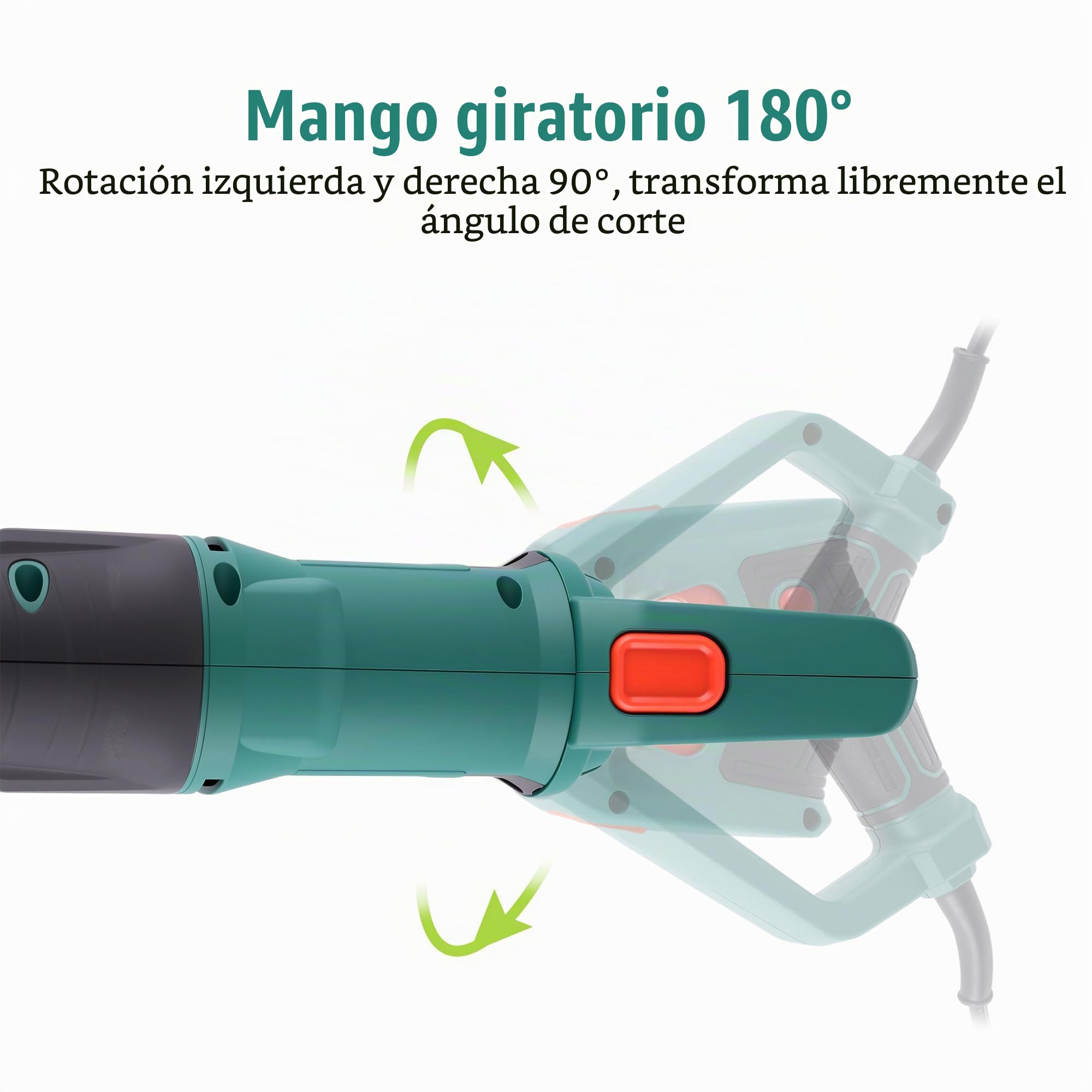 POSENPRO Sierra de Sable 750W, Sierra Eléctrica, 180° mango giratorio, Velocidad variable 0-2800 SPM, Cambio de Hoja sin Herramientas, 4 hojas, Para Cortar Madera, PVC y metal