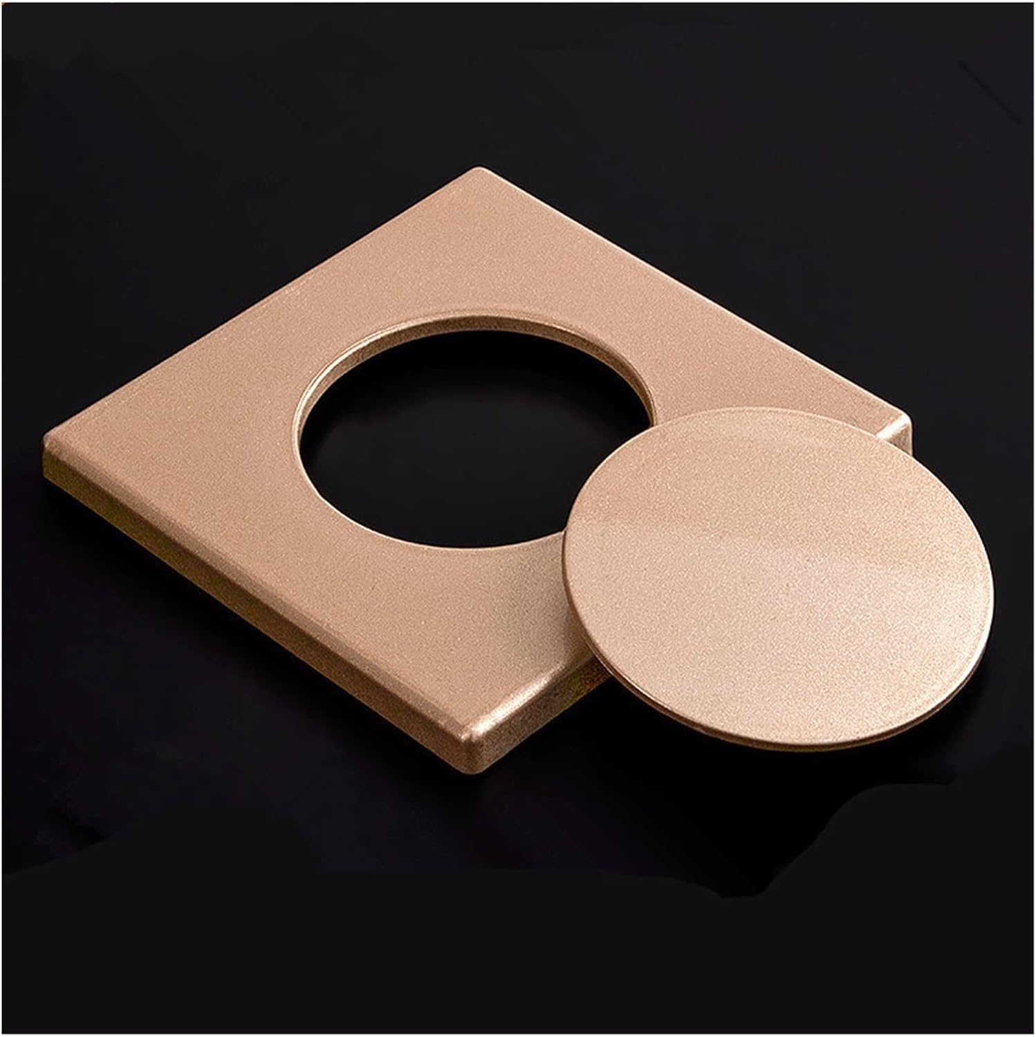Round Plastic Wall Plate - 22mm Cable Protector for Faucet/Pipes/Wires (300cm Adhesive, Kitchen & Bathroom)