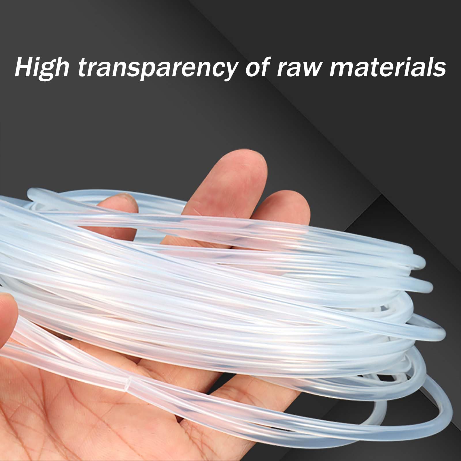 tubi di silicone, Tubo in silicone da 5 metri, diametro interno 5 mm, diametro esterno 6-11 mm(5x11mm)