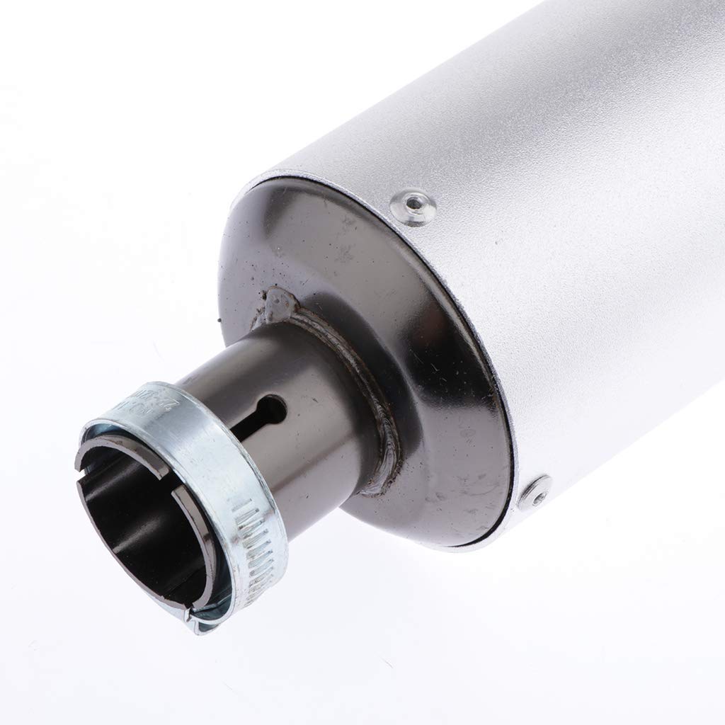 perfk 28mm Silenziatore per Tubo di Scarico Moto per Bici da 50/70/90/110/125 Dirt Bike, Street Bike, Scooter, ATV, Quad e Any