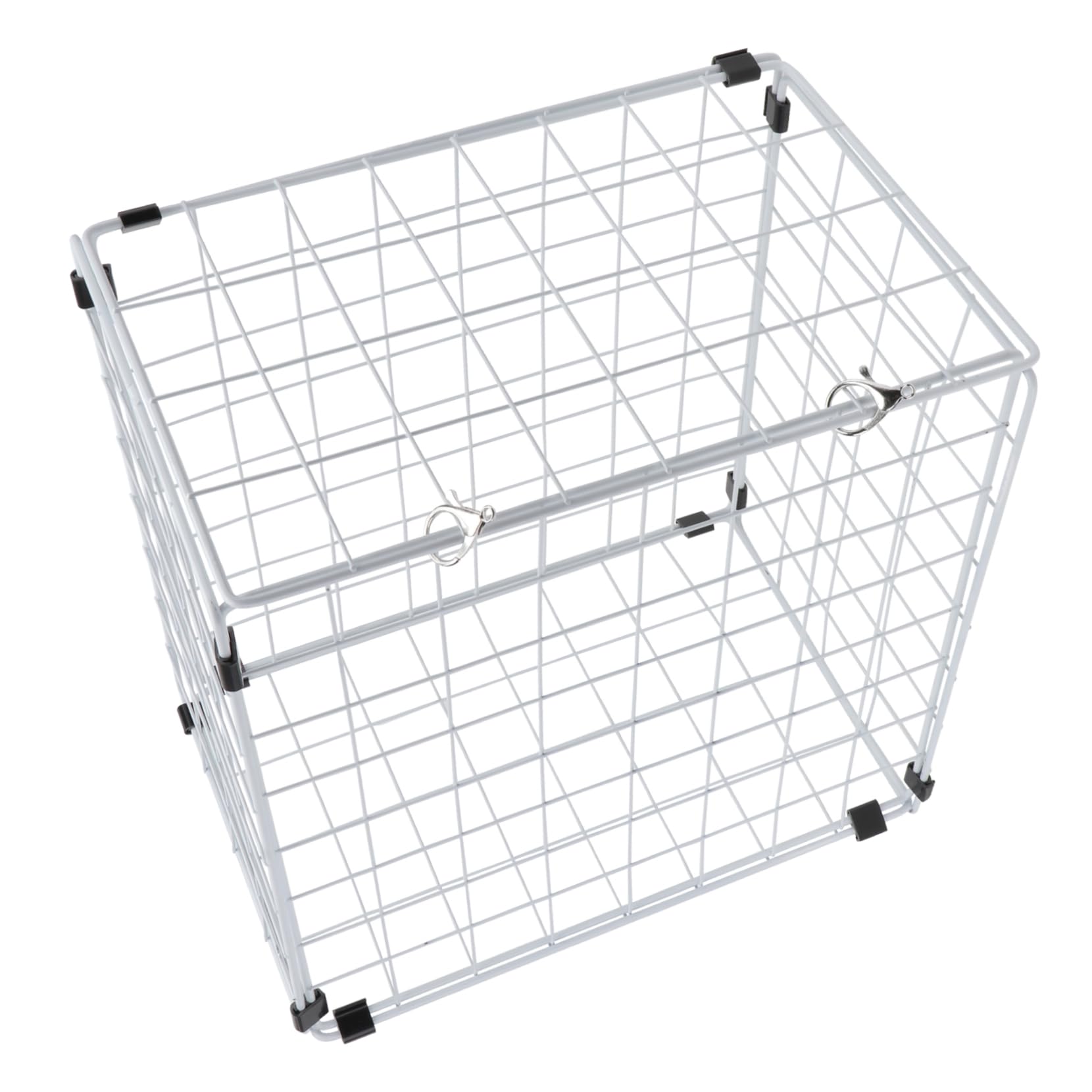 Cage pour chat pliable en fer Hemobllo - Transport de petit chat pour maison et voyage