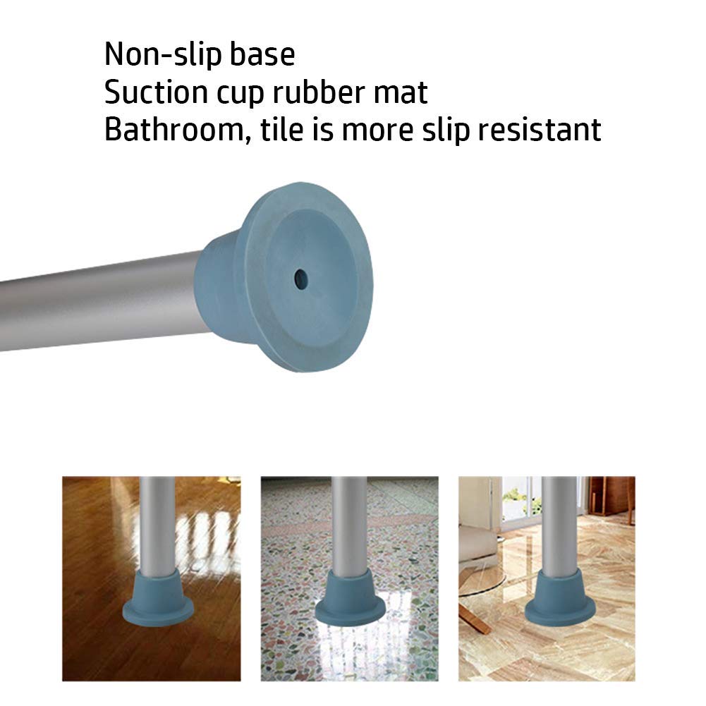 Silla de baño/Ducha giratoria de 360 Grados Taburete de Ducha Giratorio Ajustable en Altura, Banco de Asiento con Puntas de Goma Antideslizantes Silla de Seguridad para bañera para
