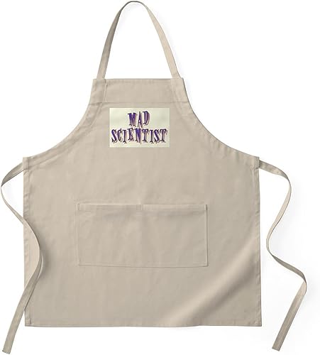 CafePress MAD Scientist BBQ - Delantal para asar, Caqui