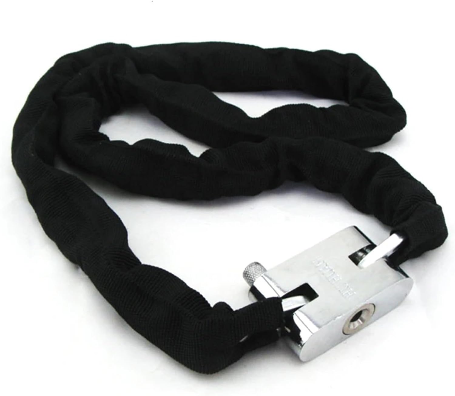 Chain Lock for Bike Motorcycle Car with Black Cloth Cover DIY Hardware MMS427 1Pcs(60cm)