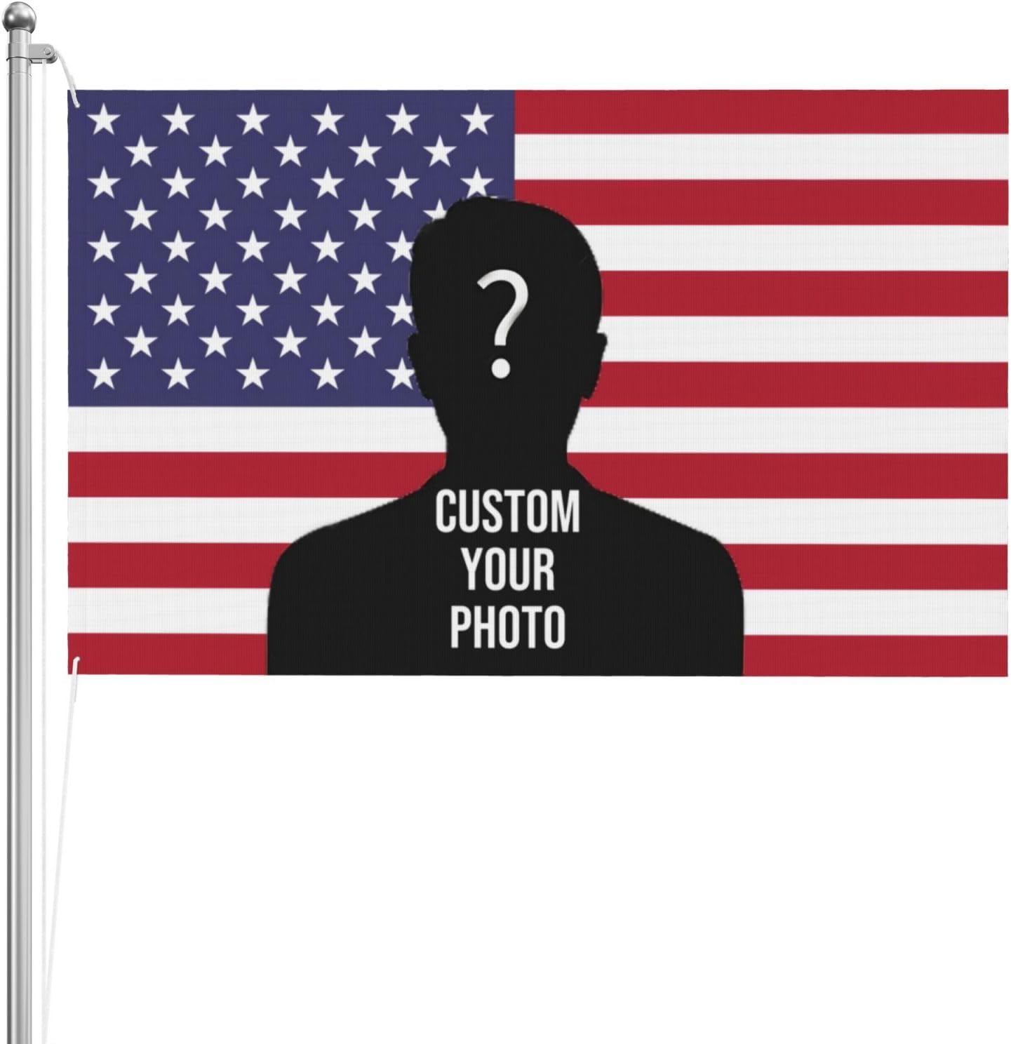 Custom Flag 5x8 Ft Personalized Add Photo To American Flag Customized Room Dorm For Wall Flag Garden Yard Decoration Outdoor Banner