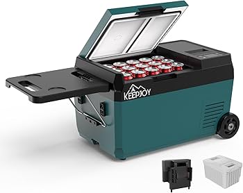 KEEPJOY 車載冷蔵庫 ポータブル冷蔵庫 18L 急速冷蔵冷凍 -20