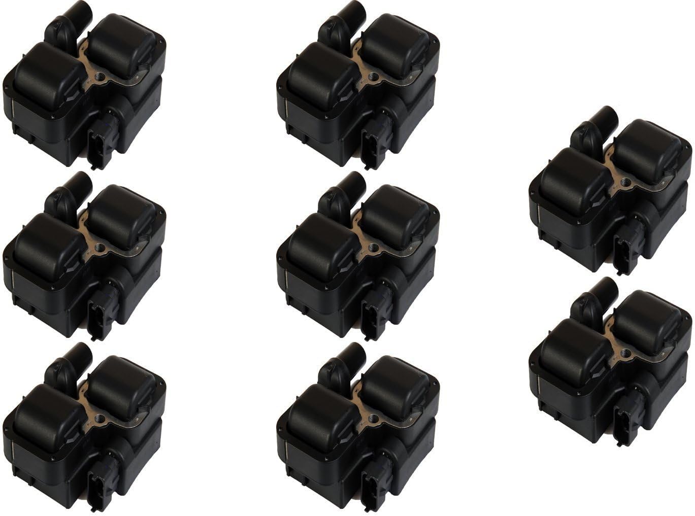 ENA Set of 8 Ignition Coil Pack Compatible with Mercedes-Benz E320 E430 E500 CL500 C280 C320 CLK430 CLK500 C43 ML320 ML350 ML430 ML500 S430 S500 AMG Replacement for UF359 C1361 0001587803 0001587303