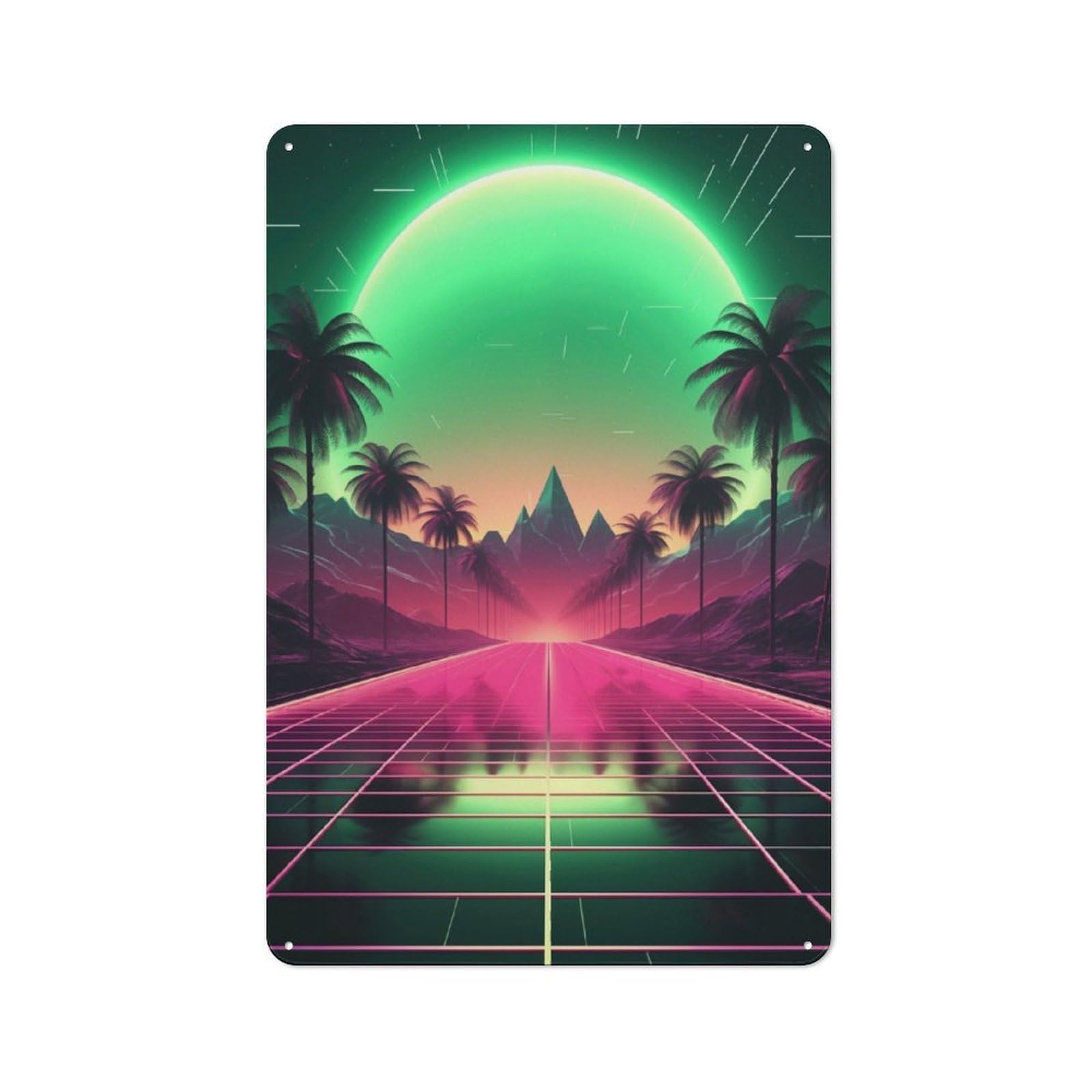 Junmoney Synthetic Nebula Retro Metal Sign 30X20cm Featuring For Bar Or Restaurant, For Bar Decor Enthusiasts
