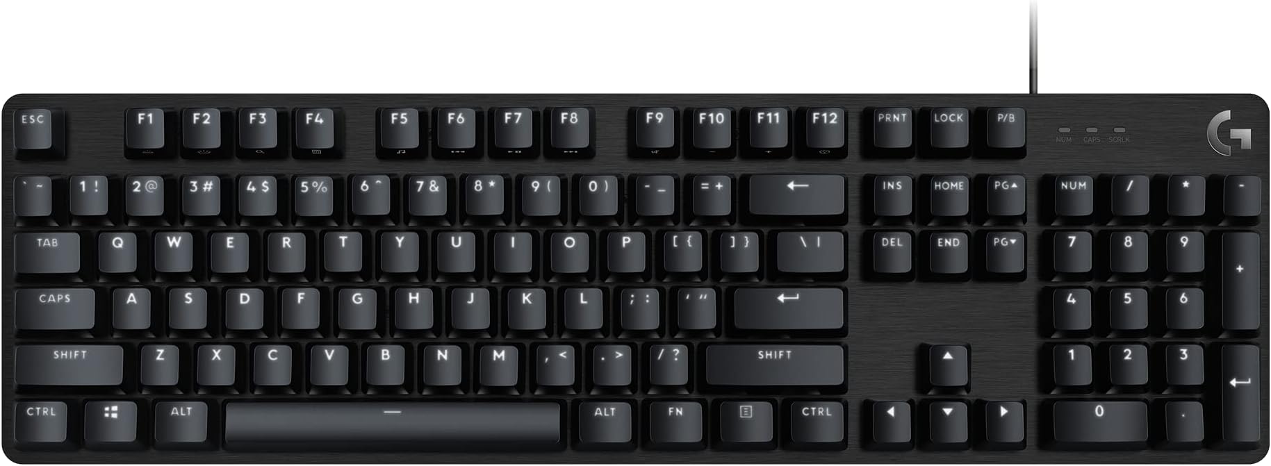 Logitech G413 SE Full-Size Mechanical Gaming Keyboard - Backlit Keyboard with Tactile Mechanical Switches, QWERTY Spanish Layout - Black
