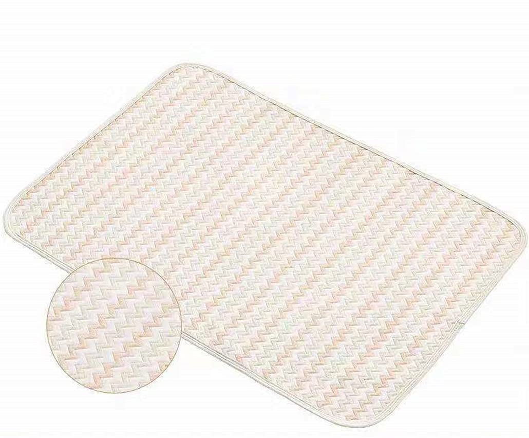 Moonman Waterproof Sheet Incontinence pram & Bed Protector Washable Crib Mattress Sheets Pad and Blanket Sheet Soft for Baby Children Adults Pets (Colorful waves, 28”X43“)