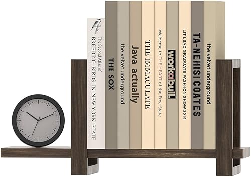 Estantería de escritorio ajustable, estantería de mesa retro, estante de escritorio para la parte superior del escritorio en la sala de estar,