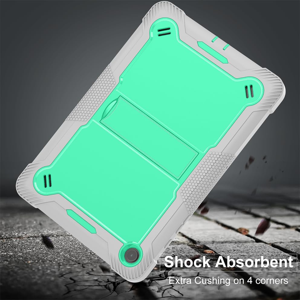 Image of ProElite Cover for Samsung Galaxy Tab A11 Plus 11 inch / A9 Plus 11 inch Case, Rugged Shockproof Heavy Duty Back Case Cover for Samsung Galaxy Tab A9+ /A11+ 11 inch, Mint Grey