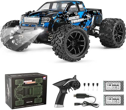 HAIBOXING Vehículos RC a escala 118 4WD todoterreno Monster Trucks con alta velocidad de 36KMH vehículos eléctricos todo terreno a prueba de agua