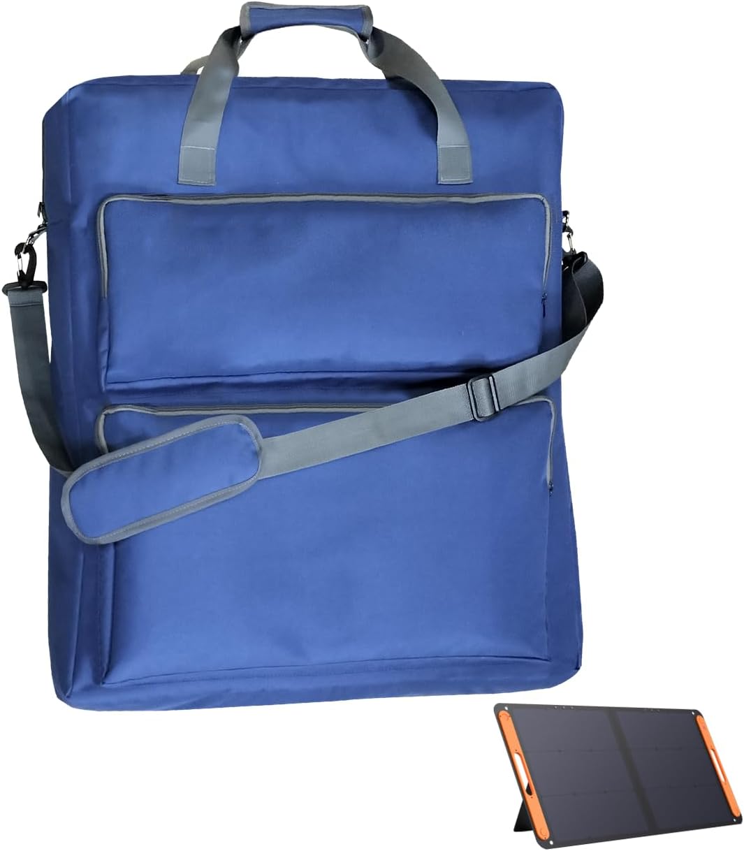 CHENGNAN Solar Panel Storage Bag Compatible with Jackery
