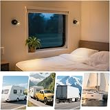 AOOTE Led Lampes Camping-car,2PCS Lampe 12V LED Caravane avec 3 Températures de Couleur,12V Lampe de Lecture Lit, Variateur Tactile, Lampes Camping-car avec Chargeur USB et Type-C(Noir) - 7