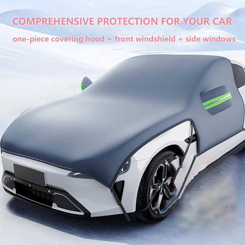Couverture Pare-Brise Voiture pour Peugeot 5008 T87 2017-2022, Bache Anti Grele, Universelle pour Bache Voiture Anti Neige, Glace et Soleil,Full Coverage Model Large Size 240 * 150cm