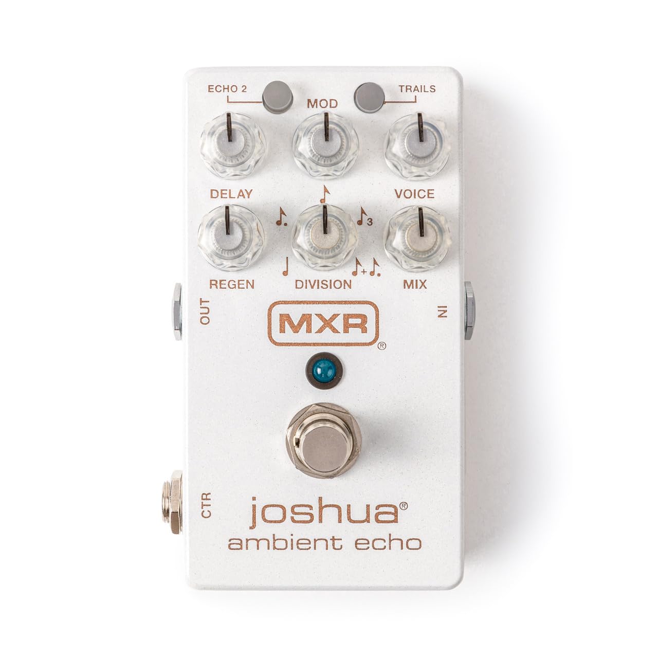Briskdrop MXR M309 Joshua Ambient Echo Effects Pedal - Bundle with 2 Pig Hog Instrument Cables and Snark Tuner