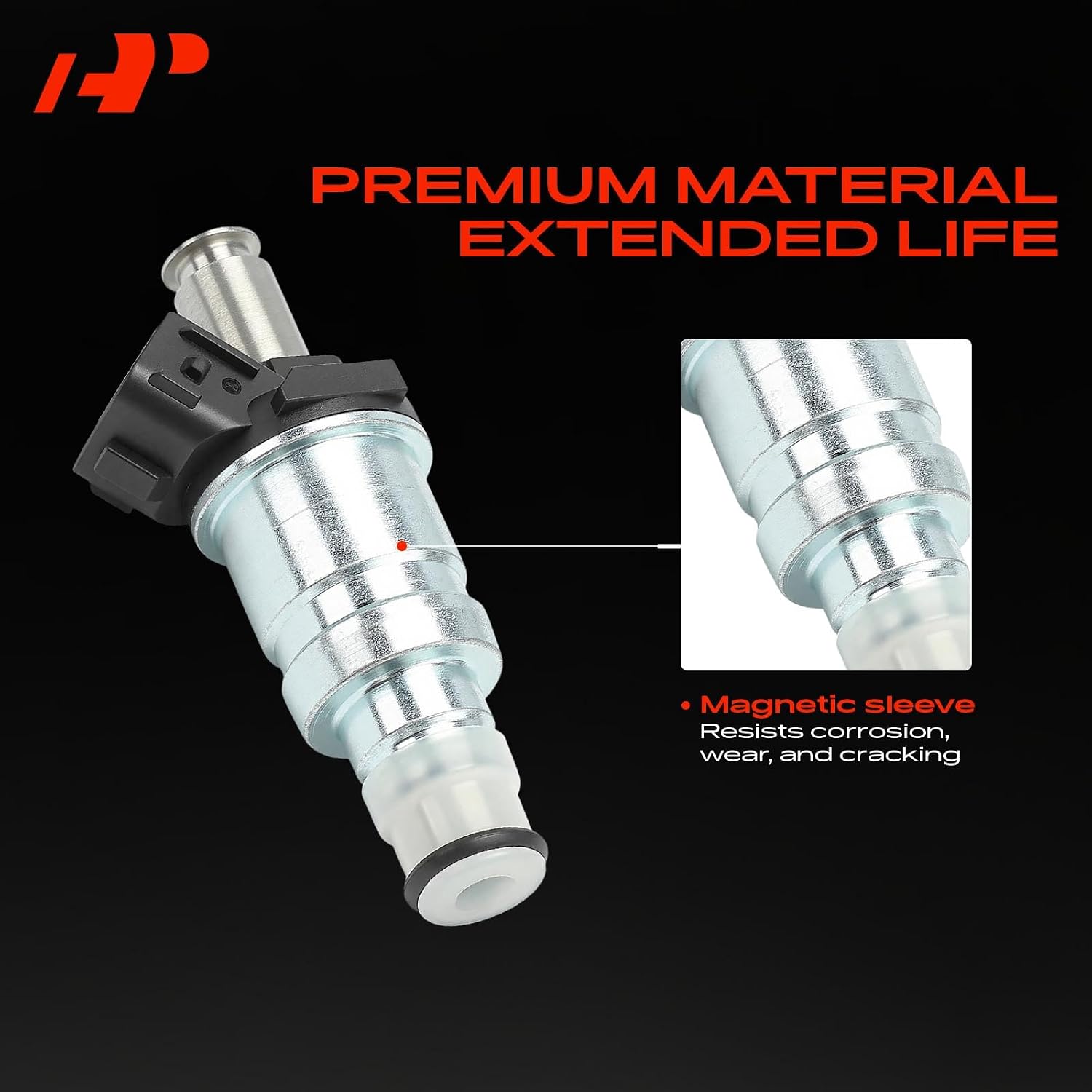 A-Premium Fuel Injectors Set of 4 Compatible with Honda, Acura