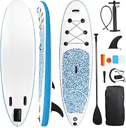 Stand Up Paddle, Prancha de Surf, Prancha Surf, Prancha de Stand Up Paddle Inflável, Prancha de Remo Inflável, Prancha de Remo Inflável com Acessórios, Bomba Manual, Trela, Nadadeiras