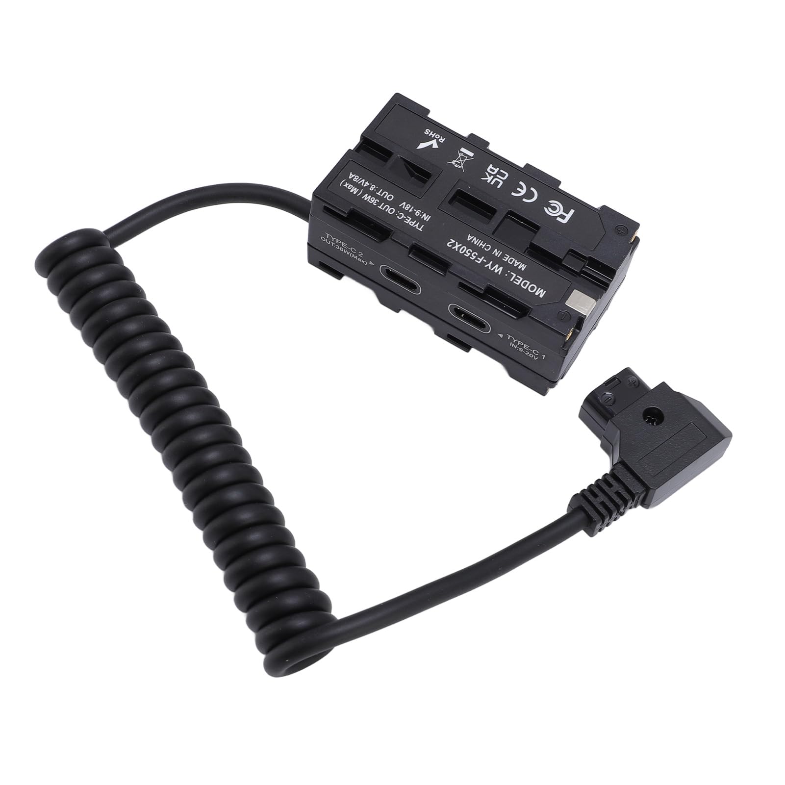 Dpofirs Alimentatore Fittizio con Doppio Ingresso