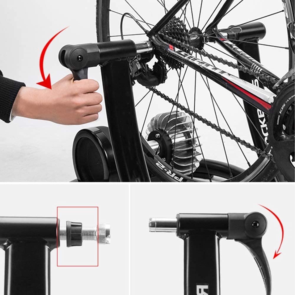 Bike Lane Trainer Bicycle Indoor Trainer Allenatore Macchina per Esercizio Guidare Tutto L'Anno in Giro Bike Bicycle 24-28"Allenamento in Equitazione La Sensazione del Pedale più Naturale