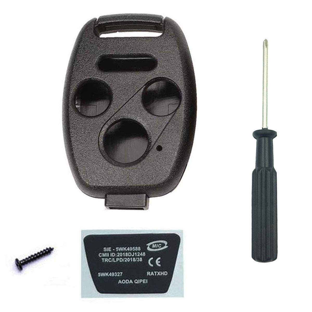 Olivine Auto Key Fob Shell Case Fits for Honda 20082012 Accord 2006