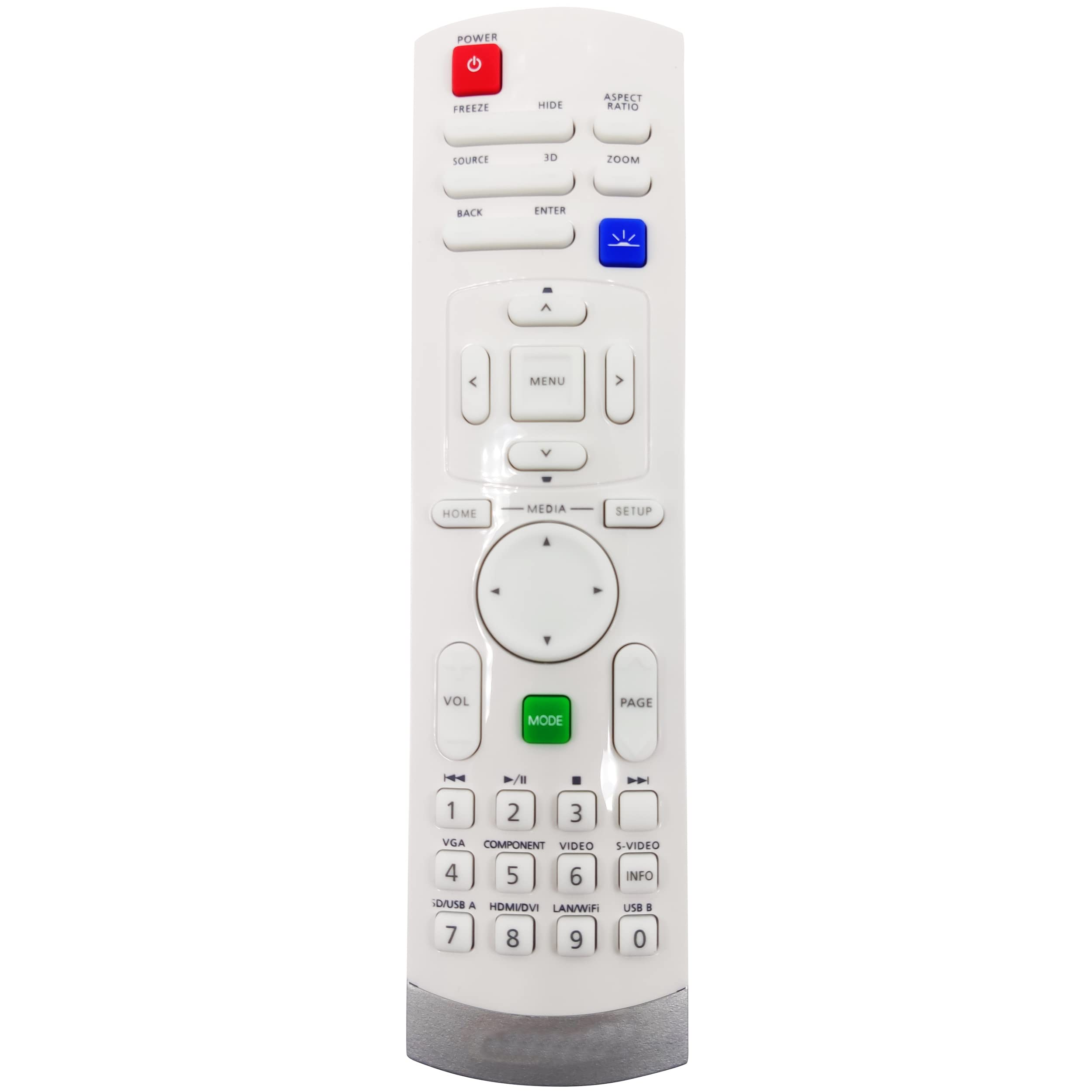 Leankle Remote Controller A-38110 for Acer Projectors H9505BD, HE-822J, P6200, P6200S, P6500, P6600, P7305W, P7505, P7605