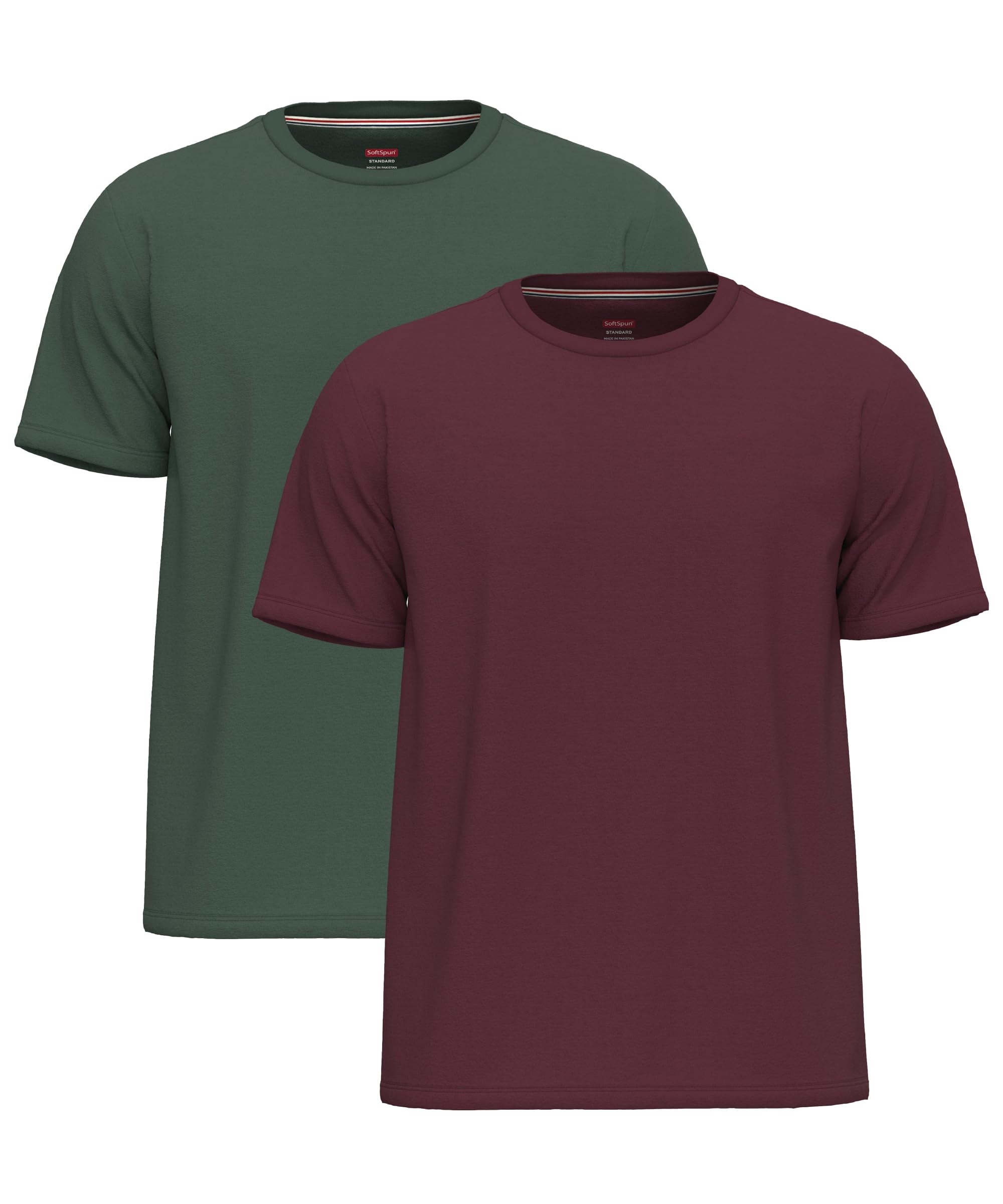 SoftSPun-20001-0011-XXL-Pack2 [Burgundy, British Racing Green ]
