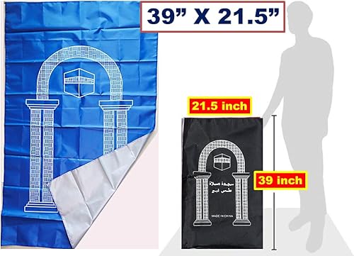 Miniatura 3 de 4 piezas de mini bolsillo portátil de viaje oración oración alfombra Namaz alfombra islámica musulmana musallah impermeable Salah Slalat Sajadah