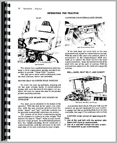 Operators Manual John Deere 4000 4020 Tractor SN# 201,000-250,000 OMR46934
