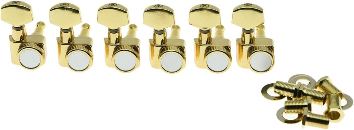 Dopro Gold 2 Pin Locking Guitar Tuners Tuning Keys Pegs Machine Heads for American FD Strat/Tele