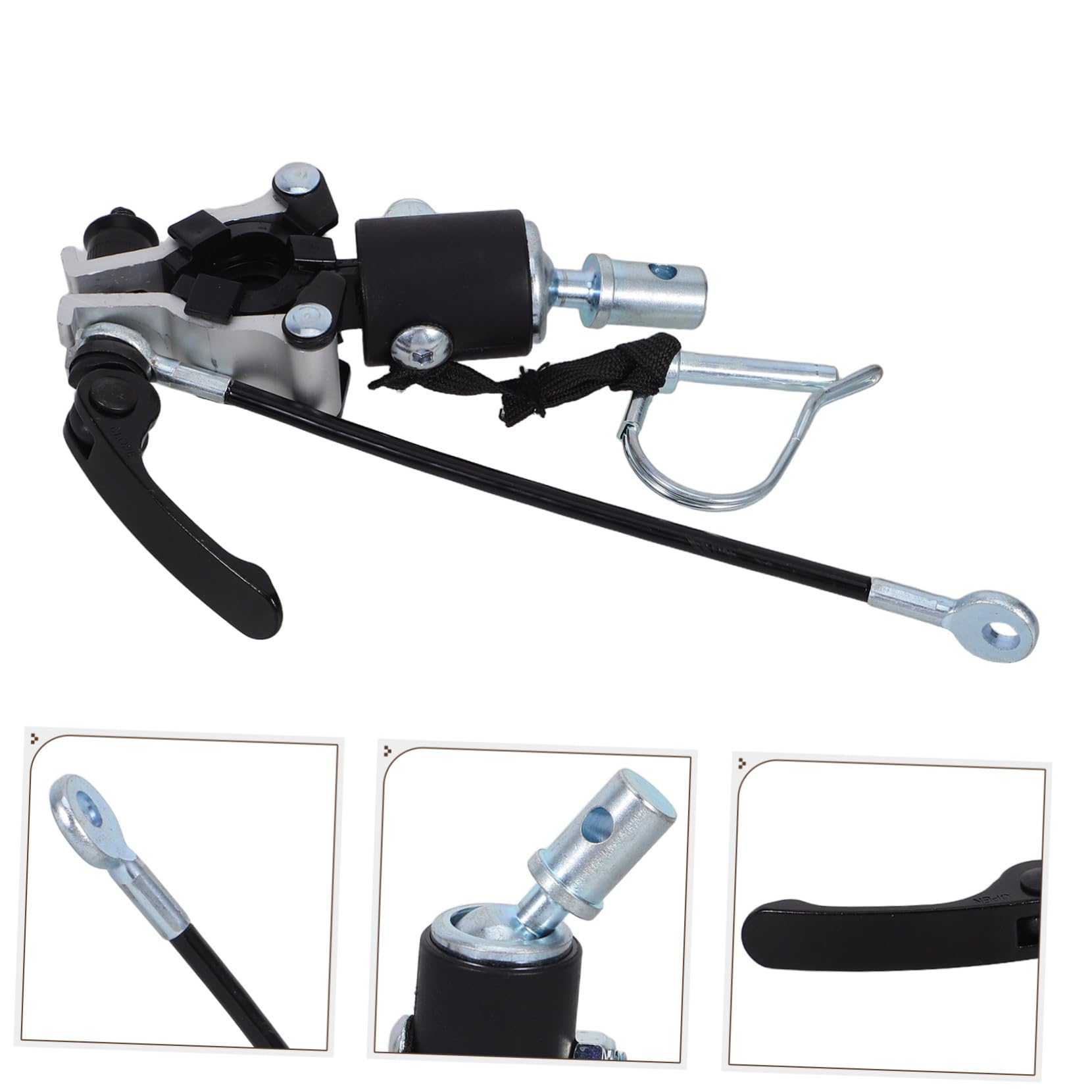 Fahrrad Anhänger Kupplung Adapter Universeller Stabiler Anhängerverbinder für Sicheres Fahrrad Trailer Anbringen Belastbar und Vibrationsarm für Outdoor Einsätze