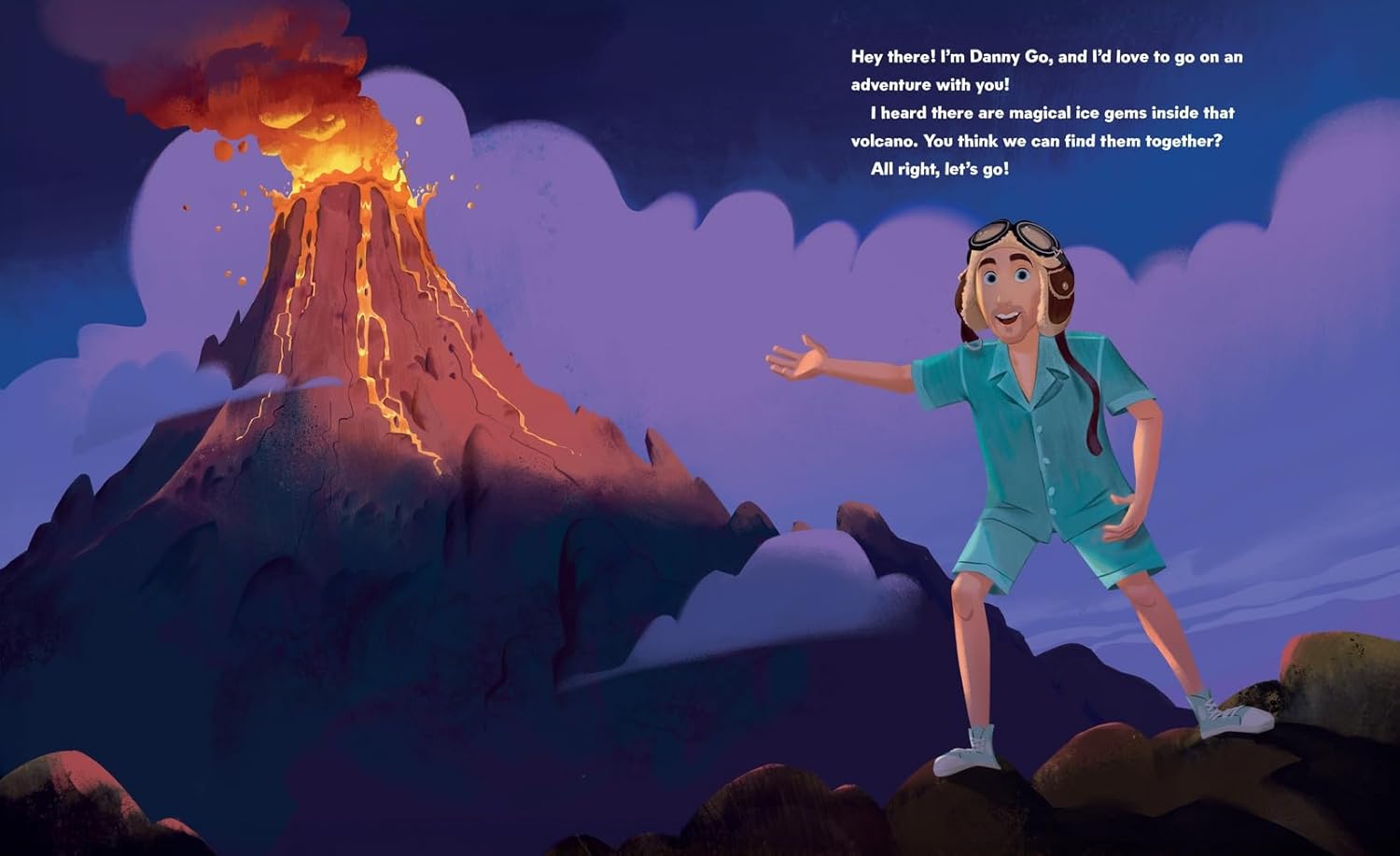 Danny Go's Volcano Adventure: A Picture Book - Image 2
