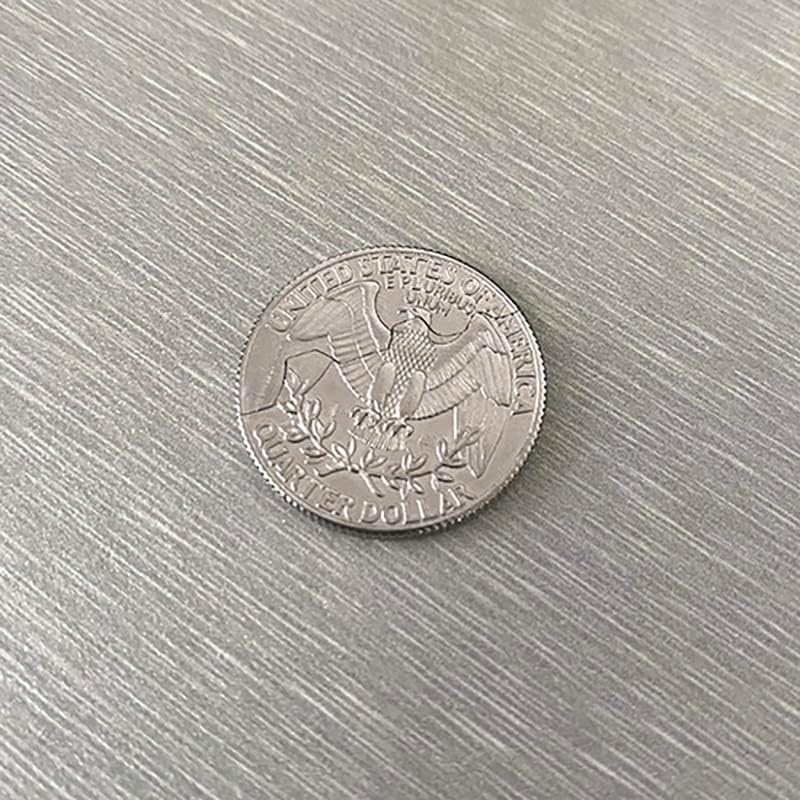 Miniatura 3 de SUMAG Bite Coin Trucos de magia US Cuarto de Dólar mágico plegable morder Restaurar la moneda Magia para magos Primer plano Ilusiones de calle