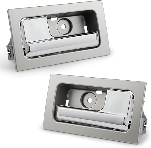 Miniatura 1 de Lcyolada Manijas interiores de puerta para Ford F150 de 2009 a 2014 años - Delantera o trasera - Conducción izquierda y lado derecho del pasajero,