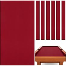 Professional Pool Table Felt, 8FT Billiard Pool Table Cloth,Polyester Felt Replacement Kit,Snooker Accessories with Cushion Cloth Strips for Club, Game Rooms,Home