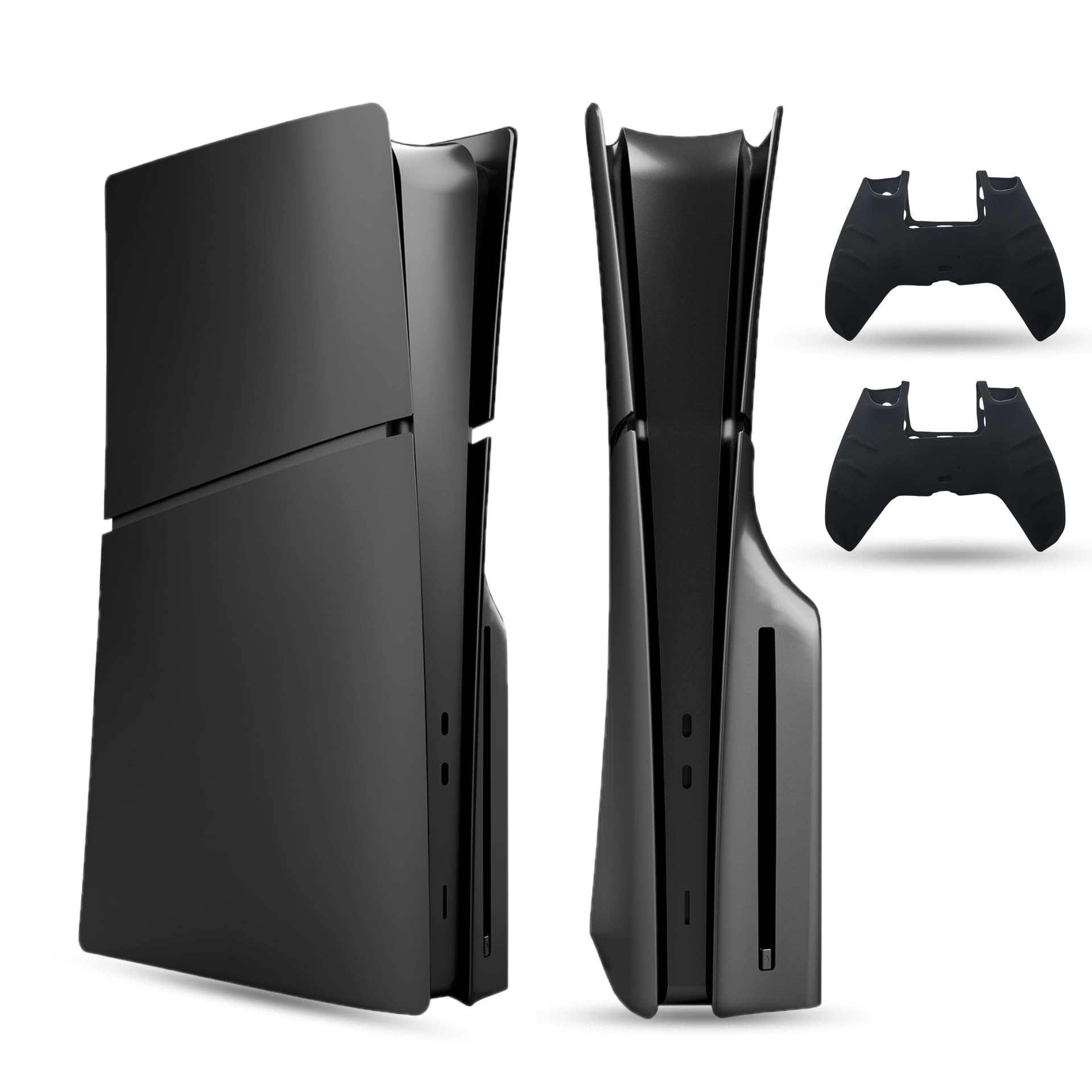 PEYANZ Faceplate Cover Compatible with PlayStation 5 Slim Disc Edition - Protective ABS Shell Scratch-Resistant Matte Surface Includes