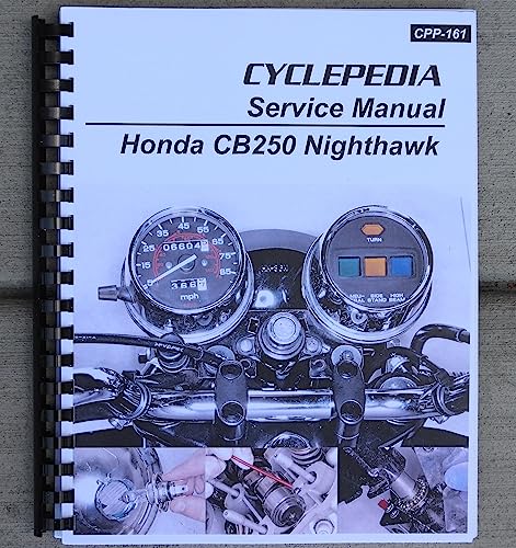i5motorcycle Service & Repair Manual for Honda Nighthawk Night Hawk CB 250 CB250 1991-2008