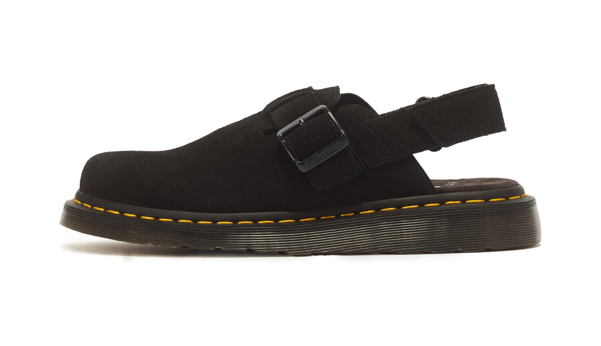 Dr. Martens Jorge Ii Slingback Mules In Suede Men's Black Size 45
