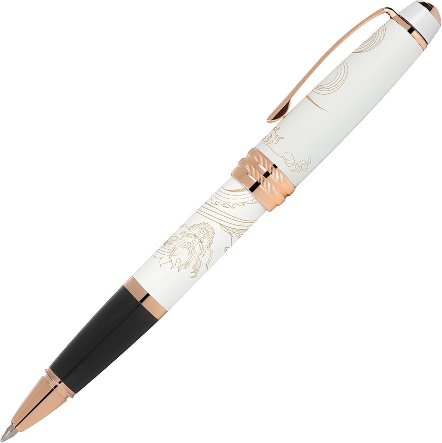 Cross Bailey Year of the Dragon Rollerball Pen - Refillable Pen for Smooth Writing - Well-Balanced, Distinctive Design - Easy Handling - Comfortable Grip - Gift-Ready Black Ink