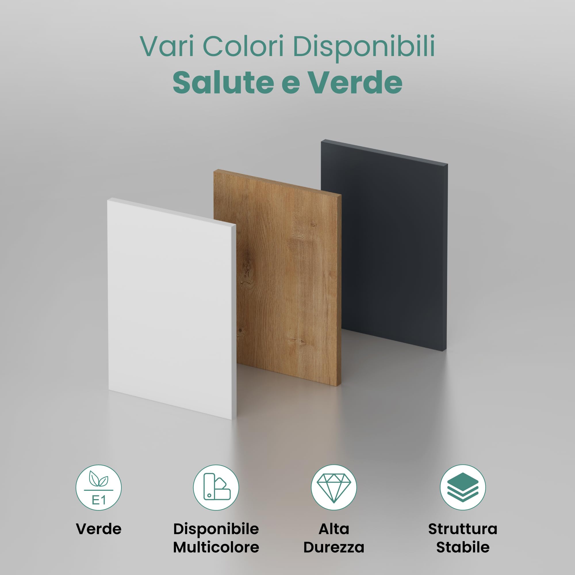 Mai & Mai Pannello Appendiabiti da Parete con Asta e 5 Appendiabiti, Mensola, Appendiabiti Guardaroba per Ingresso Corridoio, Bianco Opaco, Gabo-01